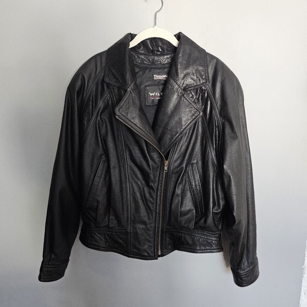Wilsons Leather Black Leather Jacket